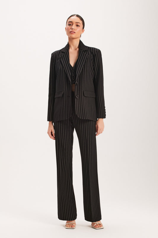 BLAZER RISCA DE GIZ PRETO (8003069247715)