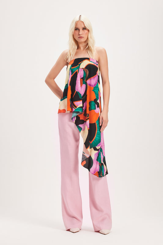 CALÇA LINHO RETA ROSA (8030301749475)