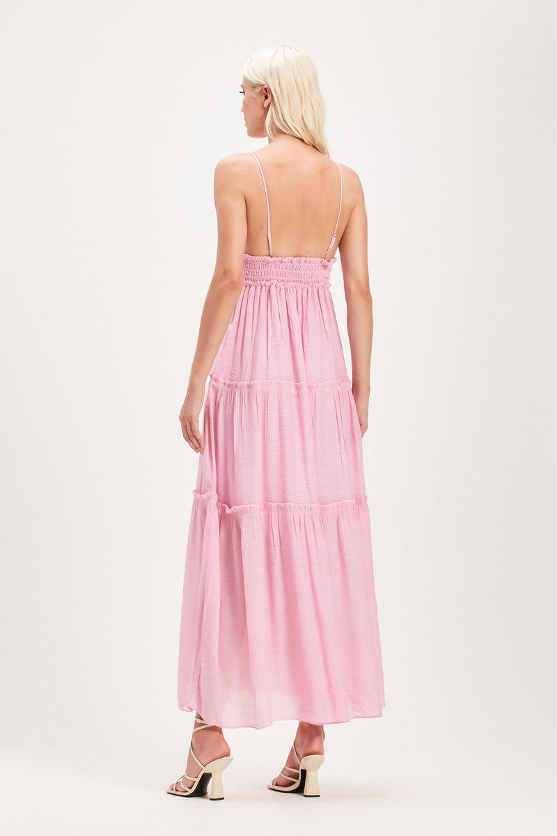 VESTIDO LONGO ALÇAS ROSA (8030303387875)