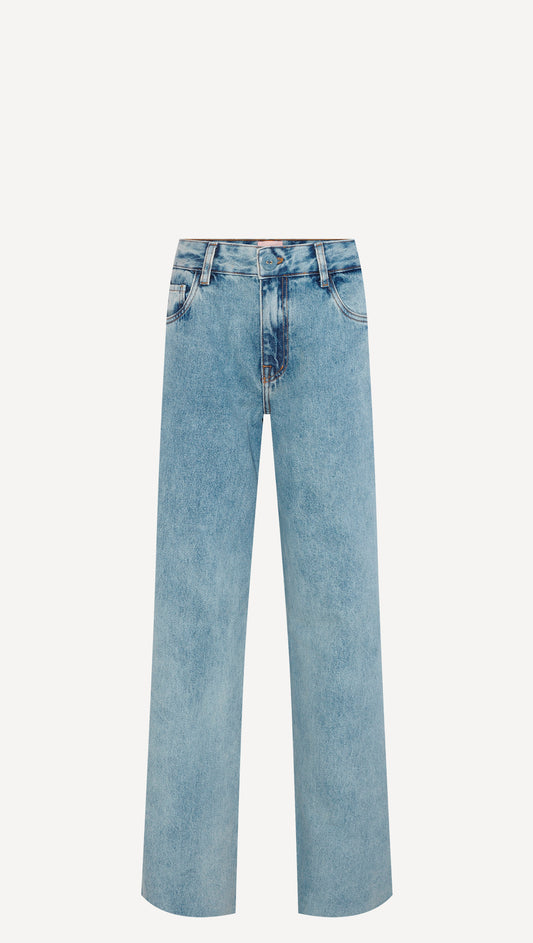 CALÇA JEANS RETA BARRA FIO (8031544312035)