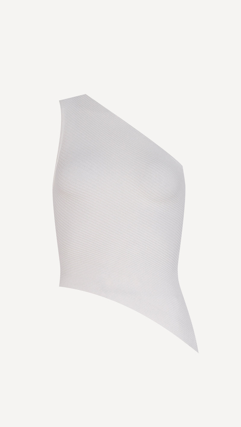 BLUSA TRICOT ASSIMÉTRICA OFF WHITE (8030301225187)
