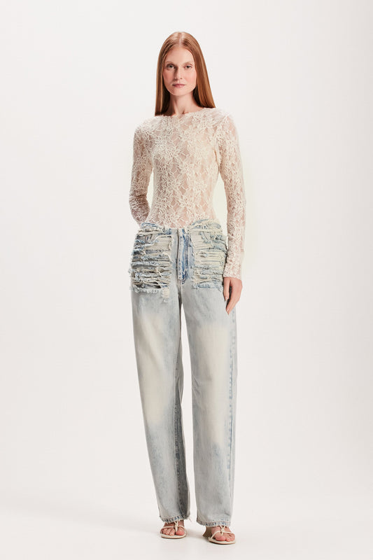 CALÇA JEANS DESTROYED AZUL (8049932894435)