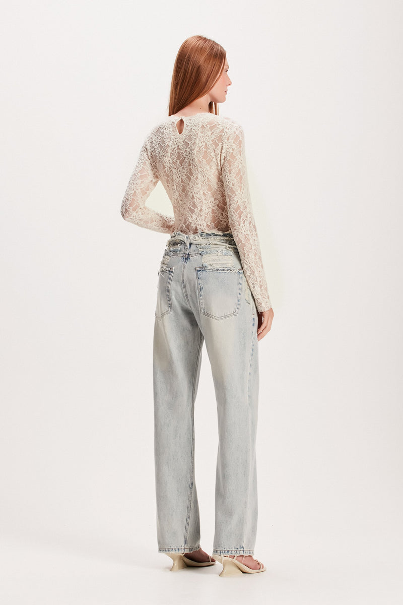 CALÇA JEANS DESTROYED AZUL (8049932894435)