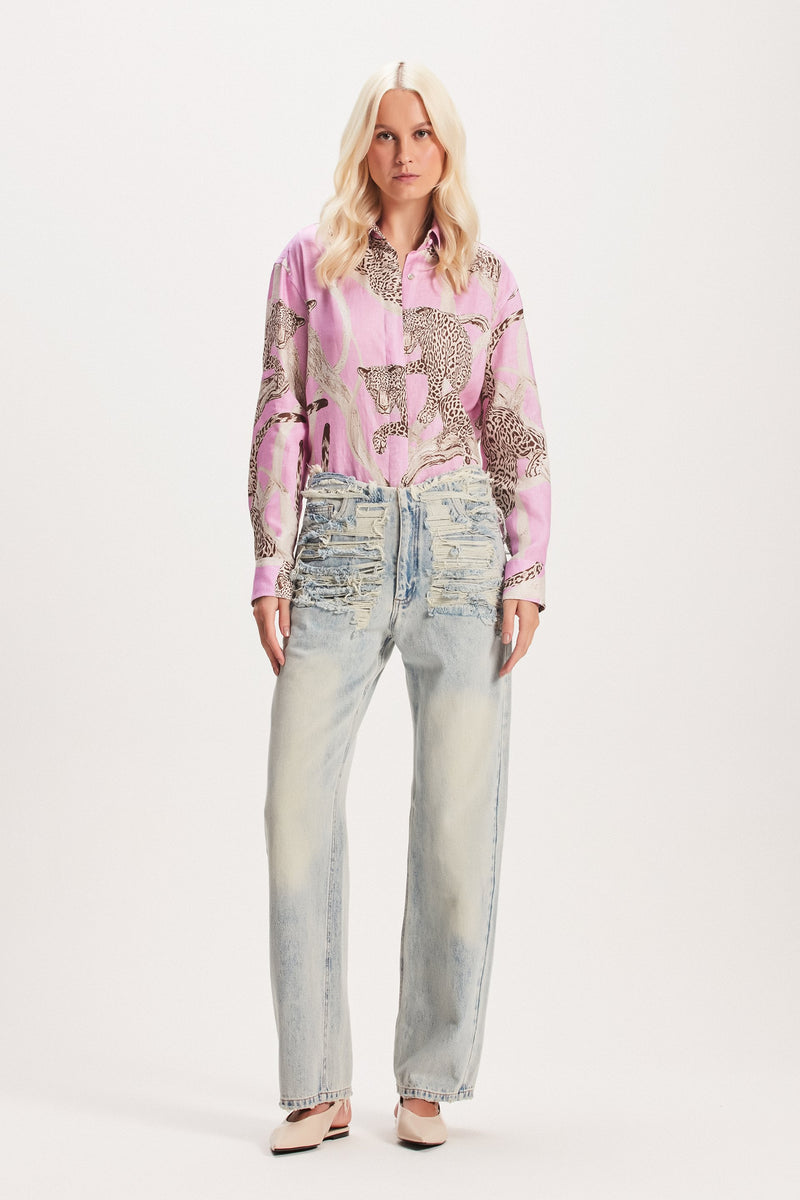 CALÇA JEANS DESTROYED AZUL (8049932894435)