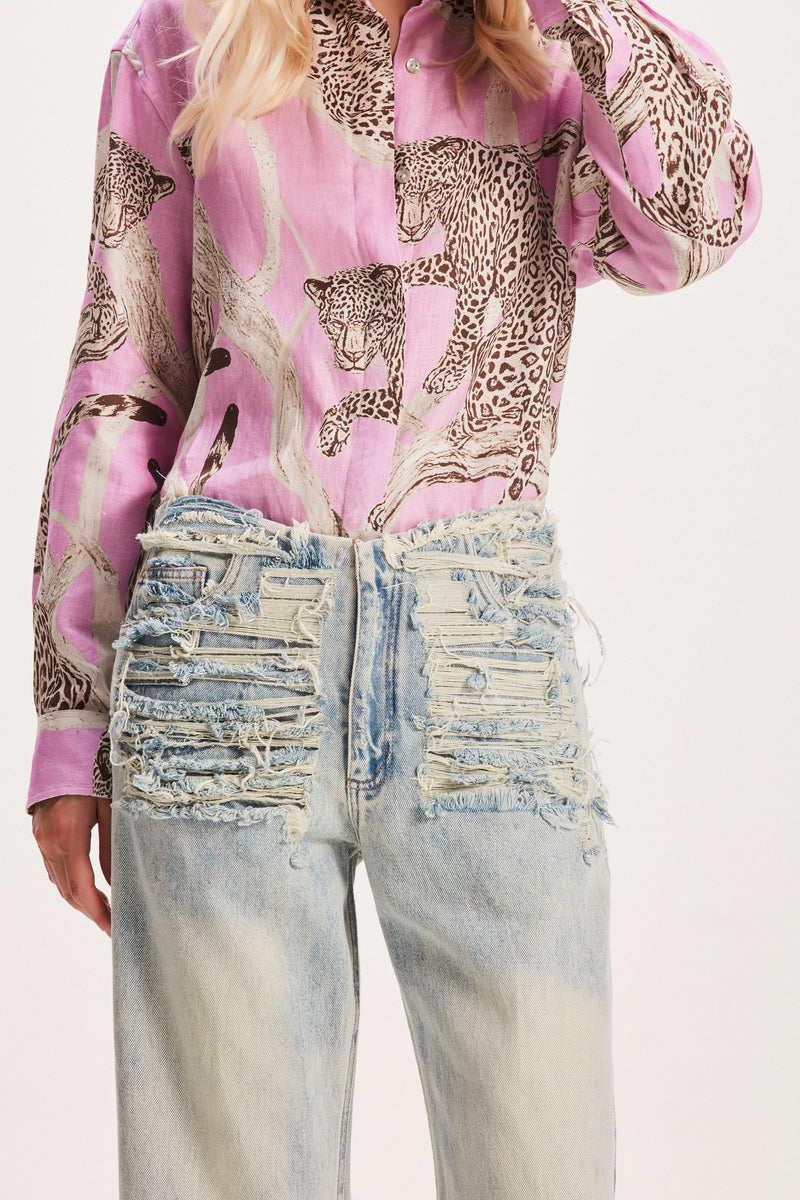 CALÇA JEANS DESTROYED AZUL (8049932894435)