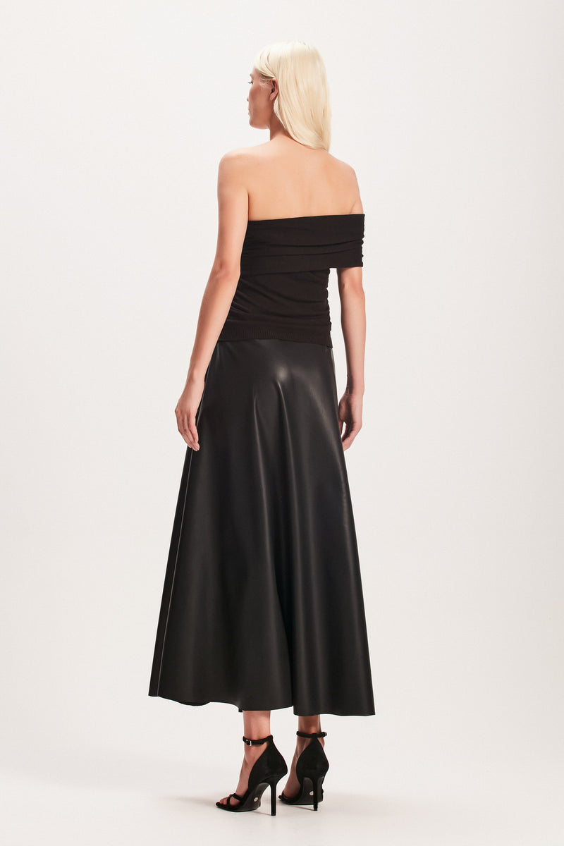 SAIA MIDI EVASÊ PU PRETA (8049934794979)