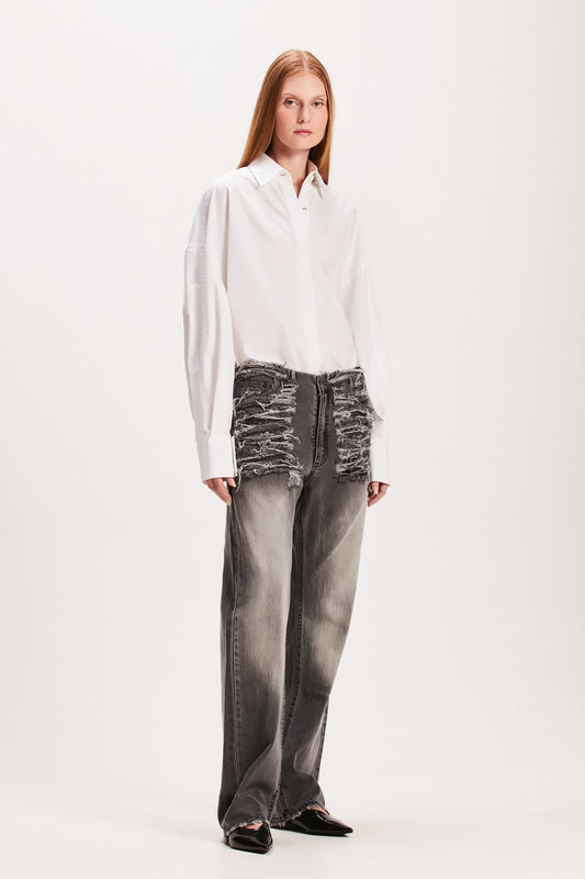 CAMISA TRICOLINE ABERTURA COSTAS OFF WHITE (8049933975779)