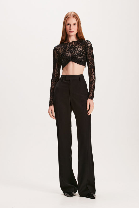 CALÇA RETA PRETA (8049933648099)