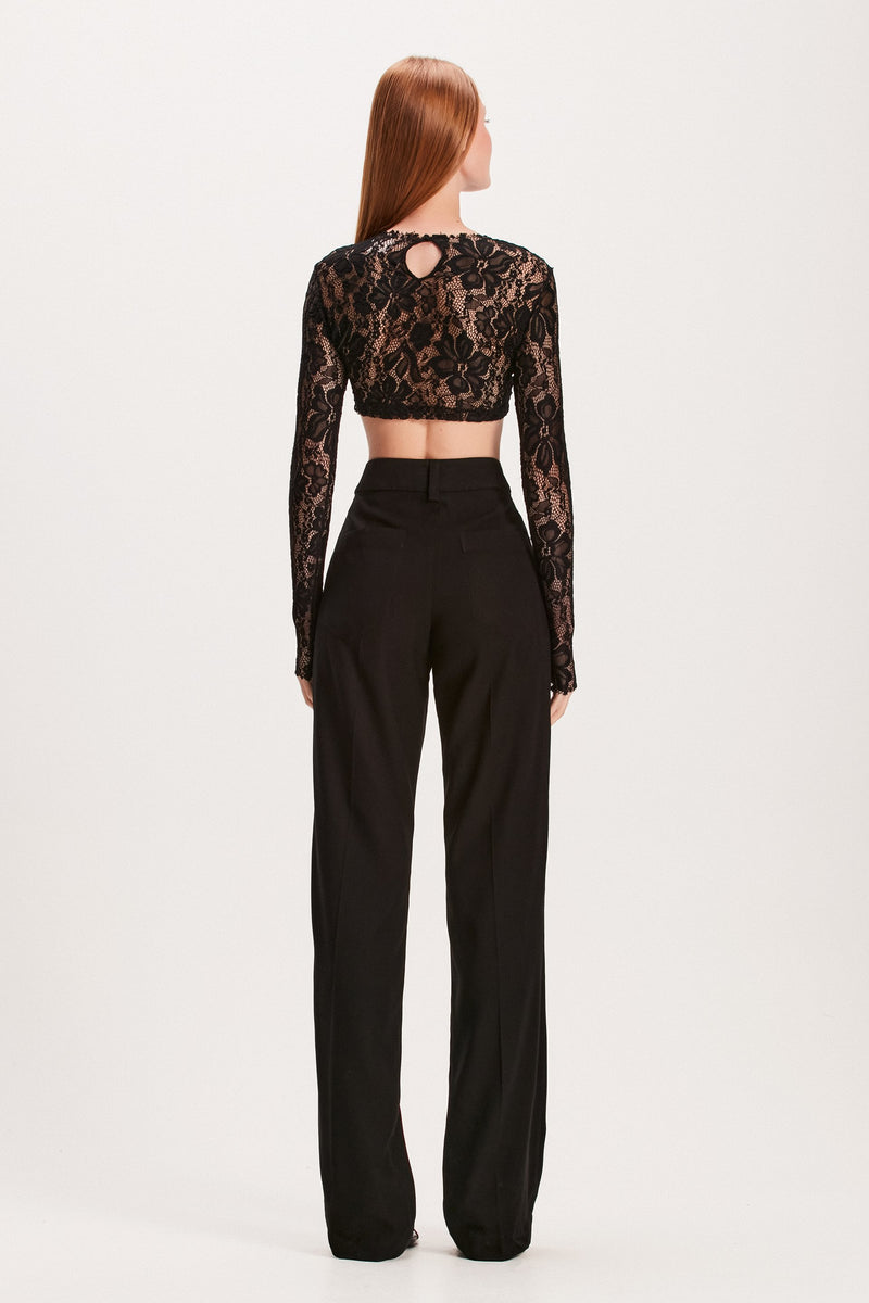 CALÇA RETA PRETA (8049933648099)