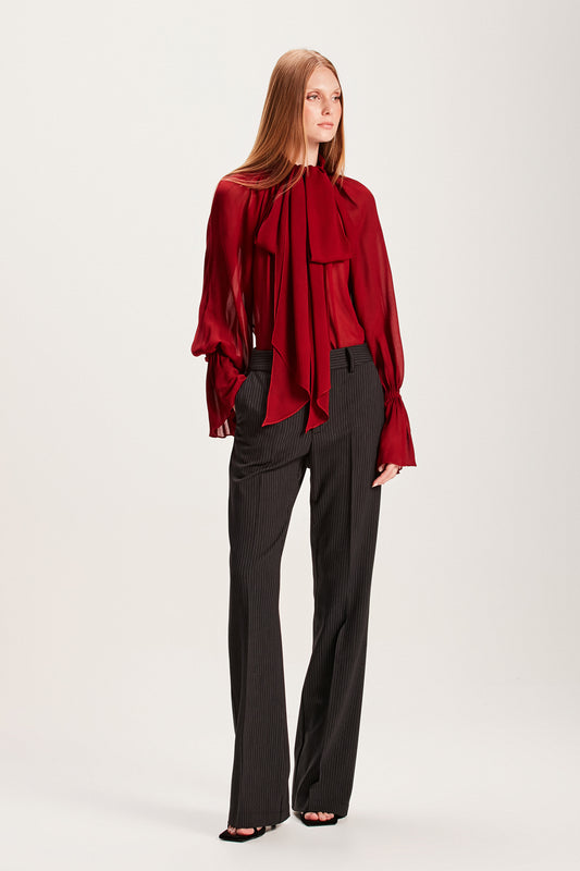 CALÇA LÃ RISCA DE GIZ PRETA (8066581332195)