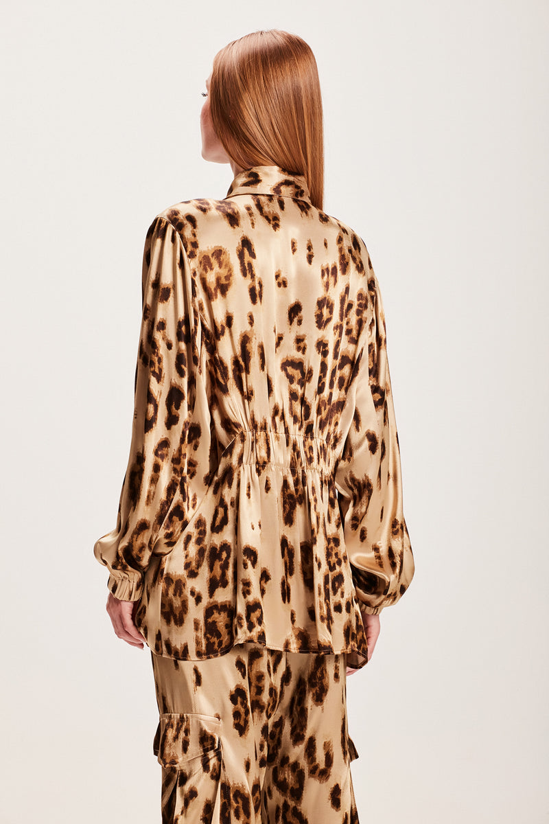 PARKA CETIM ONÇA CLARA (8066582675683)