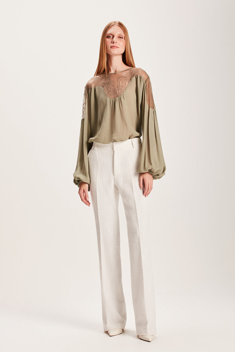 BLUSA GEORGETE DETALHE RENDA VERDE TINTURADA (8066580119779)