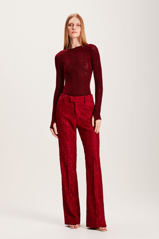 BLUSA TRICOT TELA BORDÔ (8066580644067)