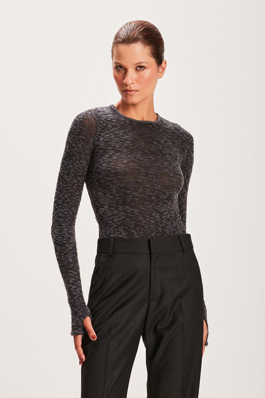 BLUSA TRICOT TELA CINZA (8066580709603)