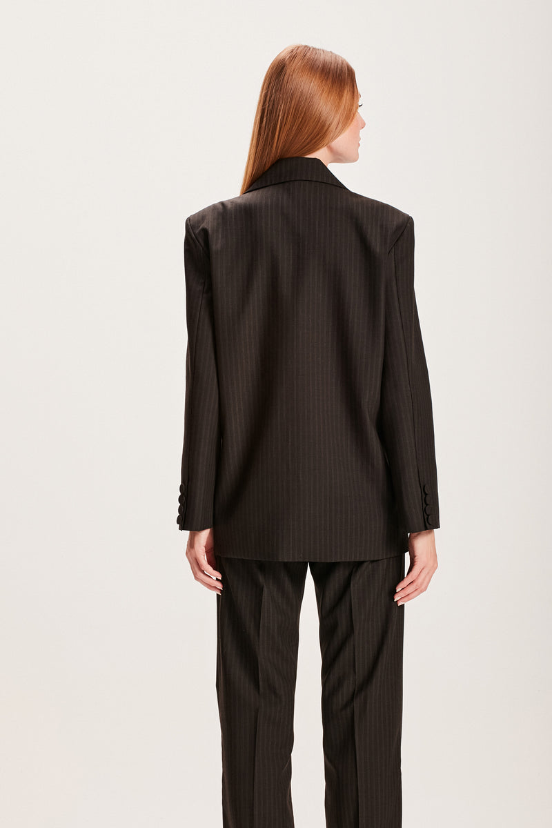 BLAZER RISCA DE GIZ MARROM (8066579890403)
