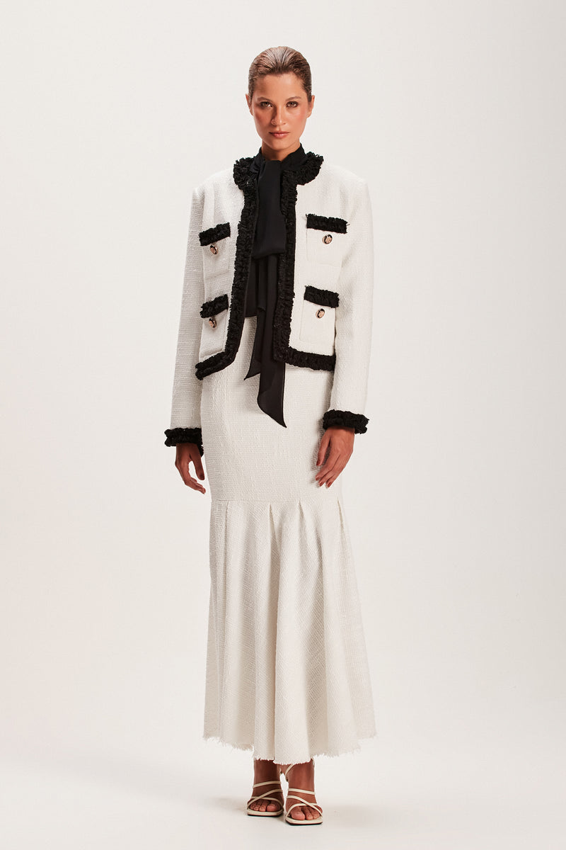CASACO TWEED OFF WHITE E PRETO (8066582446307)