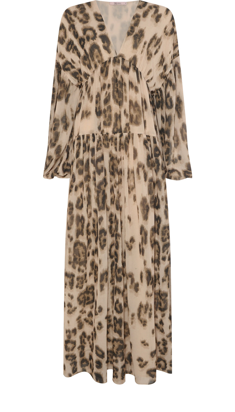VESTIDO LONGO AMPLO ONÇA BEGE (8066583757027)