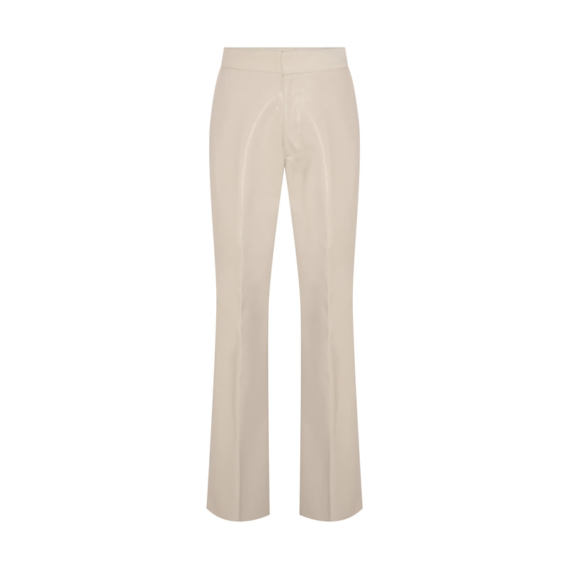 CALÇA BOOT CUT PU OFF WHITE (8049932730595)