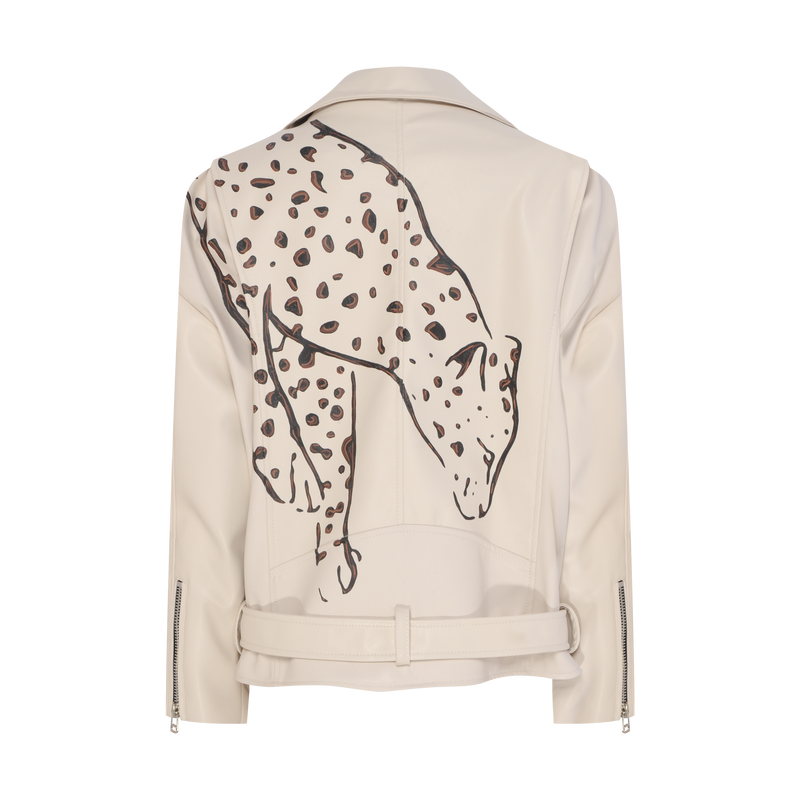 JAQUETA PERFECTO OVERSIZED PU OFF WHITE ONÇA (8049934368995)
