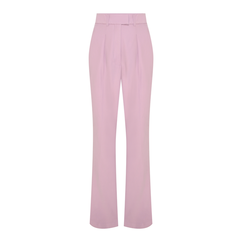 CALÇA PREGAS ALFAIATARIA ROSA (7815415333091)
