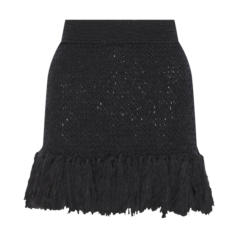 MINI SAIA TRICOT PRETA FRANJAS (7939241410787)